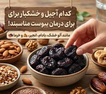 آجیل و خشکبار مناسب برای یبوست و سلامت دستگاه گوارش
